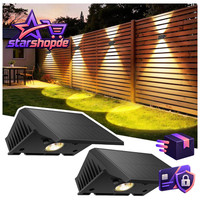 Solarlampen 2Er Set Wandleuchte AußEn IP67 Wasserdicht 120LM Warmweiß Garten