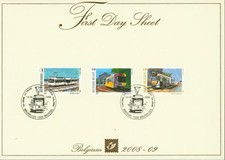 Belgium 2008- Special Sheet FDC. Mi Nr.: 3819/3821.  Tramways ...(EB) AR-08878