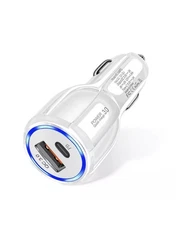 2 Pack Dual USB PD Type-C Car Charger 30W Fast Charge Adapter universal