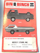Vintage Booklet June 1967 Chrysler Mopar Parts Catalog "Bin & Bench" Deora Truck
