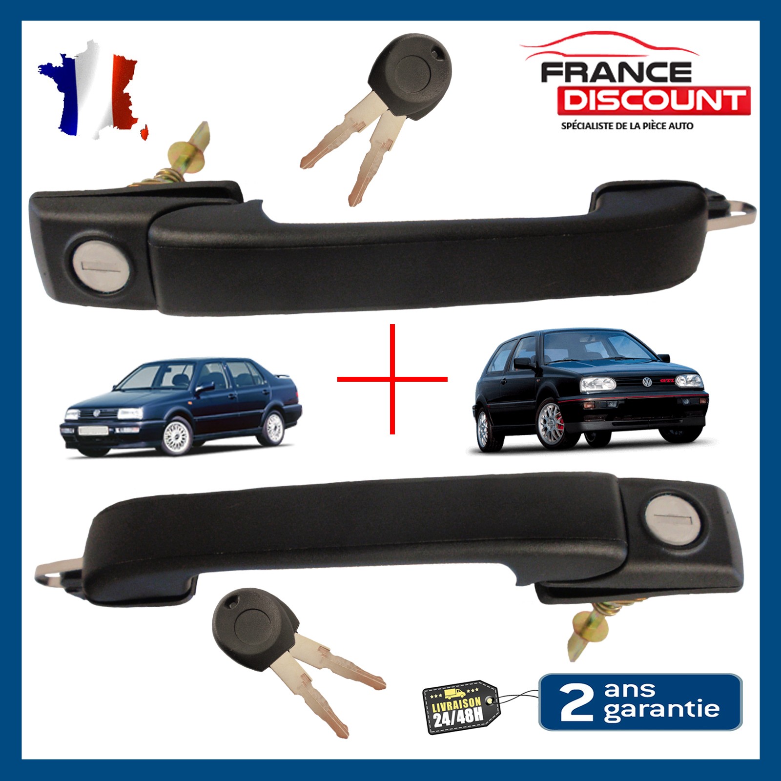 Poignée de porte Golf 3 avant gauche droite pour réparer votre berline avant le contrôle