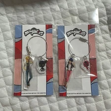 Miraculous Ladybug Wire Acrylic Keychain New Collectible Anime Merchandise
