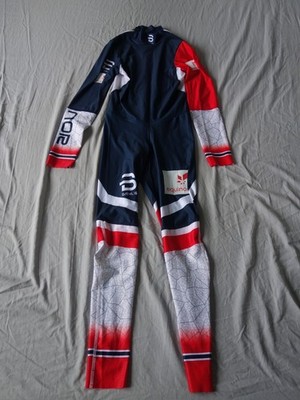 bjorn daehlie womens  norway norge skinsuit ski suit sprintanzung cross country