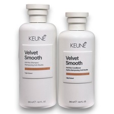 Keune Velvet Smooth Shampoo Conditioner 10.1 oz / 300 ml 8.5 oz / 250 ml Duo