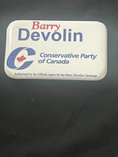 Conservative Party of Canada Candidate Barry Devolin Button