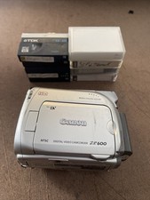 Canon ZR600 Mini DV Digital CamCorder Video Camera - Not Tested