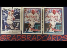 MLB Baseball Philadelphia Phillies 26 Topps Kyle Schwarber 3 Card Lot MINT