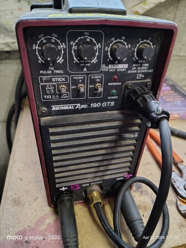 thermal arc 190gts with ssc 25ft pedal 13ft wp17v torch HF,LIFT,ARC WELDER