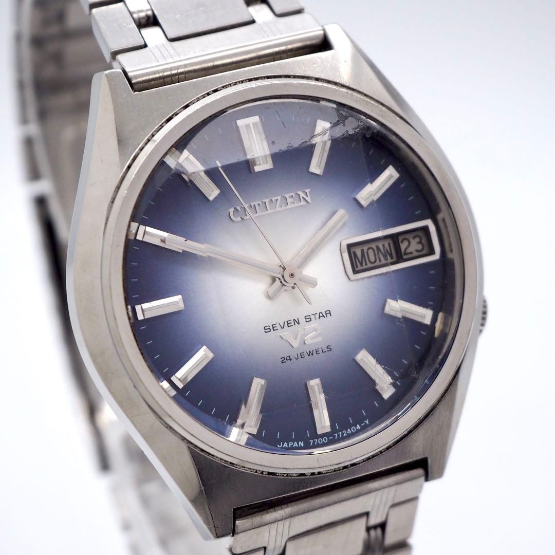 Used 195 Operation CITIZEN Watch Men's Seven Star V2 Automatic Winding image 2