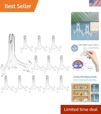 Versatile 3 Inch Clear Acrylic Display Stands - Ideal for Events  Home
