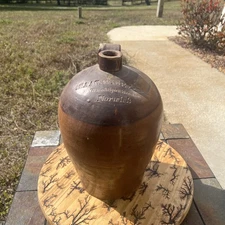 Isaac Wiseman, a Wine & Spirit Merchant in Norwich, England 2 Gallon Stoneware 