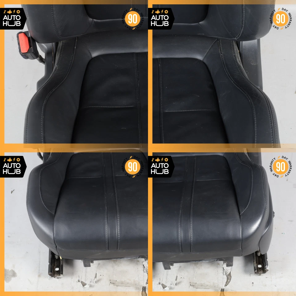 Conjunto de cojín de asiento del lado del conductor izquierdo convertible Jaguar F-Type 14-17 negro OEM Foto 4 de 4
