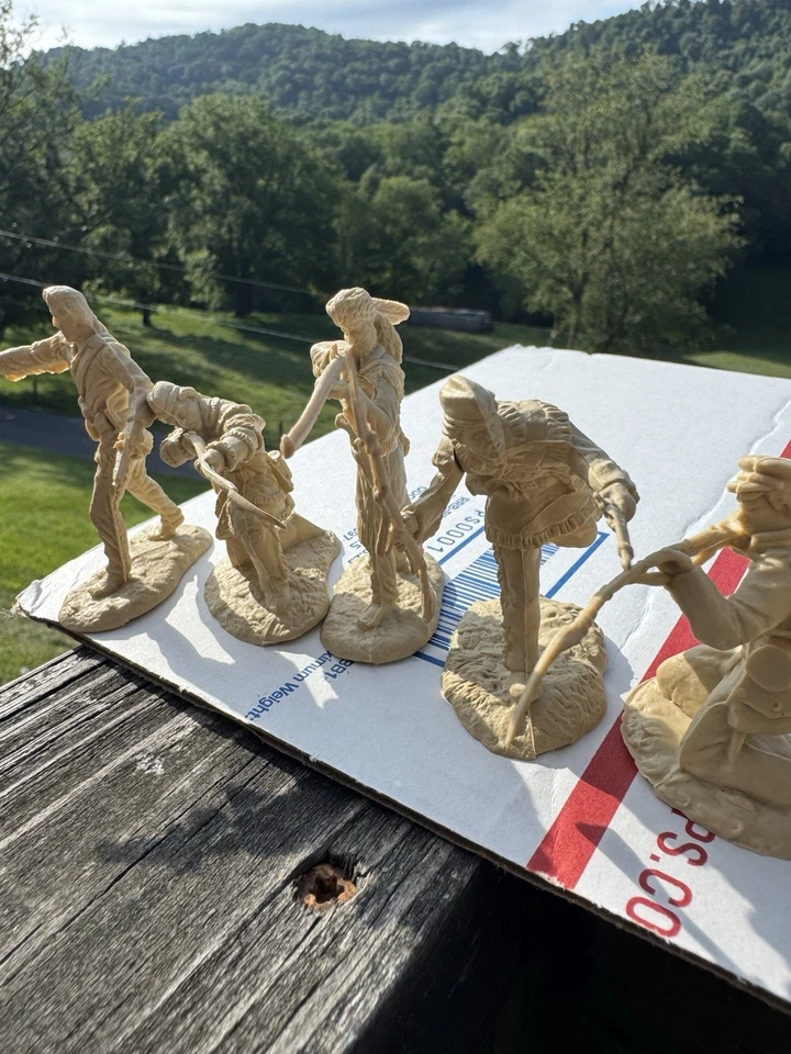 Lote de 13 soldados de juguete Conte Alamo guerra india francesa con poses raras figura muerta Foto 4 de 4