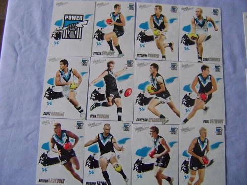 2010 PRESTIGE AFL PORT ADELAIDE POWER BASIC TEAM SET