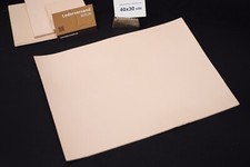 Vegetabil gegerbtes Sattlerleder Blankleder punzierbar 1,2-1,4 mm Ecopelle #vikS