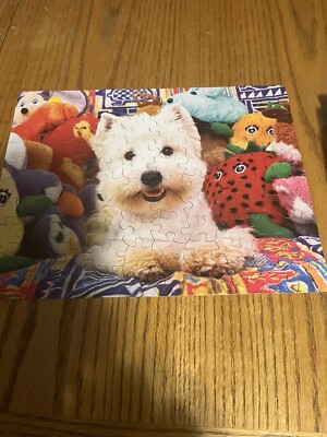 FACTORY SEALED Puzzle Bug 100pcs Jigsaw Puzzle Cute Puppy Dog 8