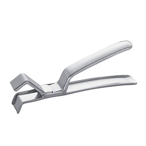 PIAZZA Pinza per Forno - in Acciaio Inox - Lunghezza 18,5 cm