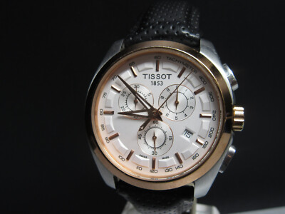 G409   '' TISSOT Couturier ''  Chronograph Quartz Armbanduhr   