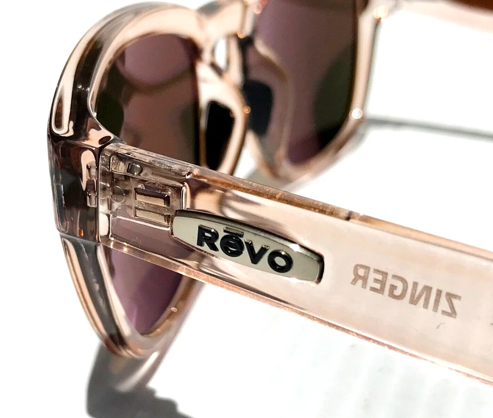 NUEVO Gafas de sol Revo ZINGER cristal arena polarizadas champán lente 1054 12 CH Foto 3 de 4