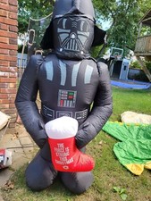 Star Wars Darth Vader Airblown Inflatable Gemmy 5ft Decoration "Merry Christmas"
