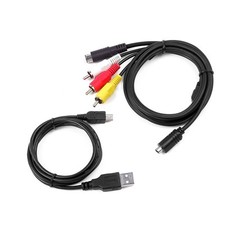 AV A/V TV Video USB Data SYNC Cable For SONY Camcorder Handycam HDR-XR260/v/e/l