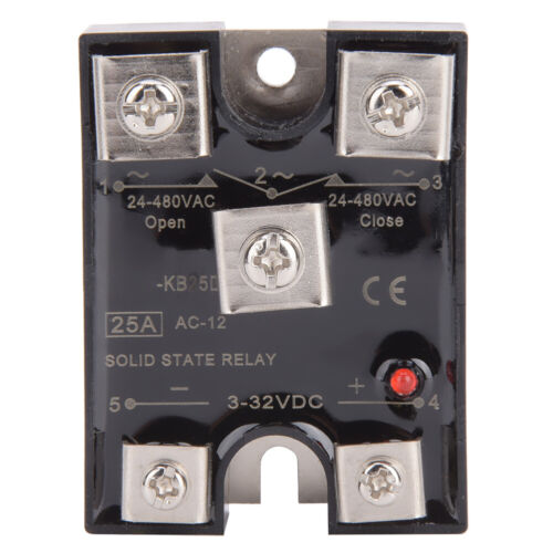 Solid State Relay 25A Single Phase 1NO1NC Solid State Relay DC Controlled AC - Picture 12 of 13