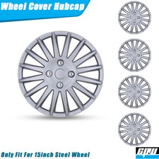 15in Set Of 415in Wheel Covers Snap On Full Hub Caps R15 Tire Steel Rim 15in Set Of 415in Wheel Covers Snap On Full Hub Caps R15 Tire Steel Rim