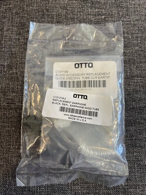 OTTO C101199 quick disconnect acoustic tube for surveillance kit and Belt Clip 