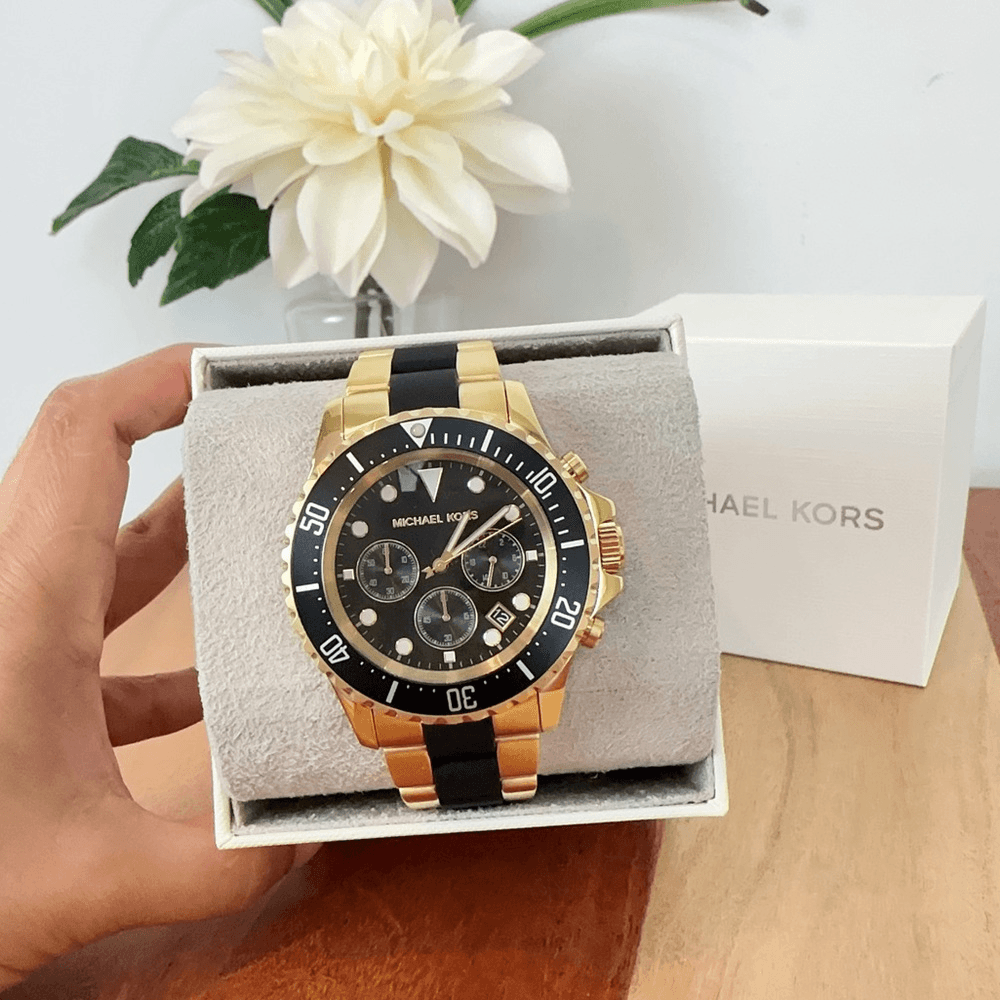 Michael Kors Everest Chronograph Two-Tone Stainless Steel and