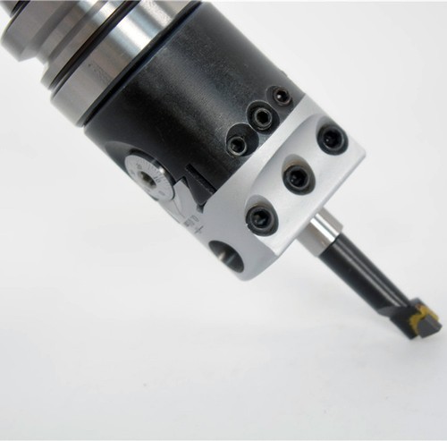 Cabezal de perforación de carburo F1-12 50 mm + 9 piezas puntas de perforación de carburo de 12 mm con montaje BT30 1-1/2""-18 - Imagen 7 de 10