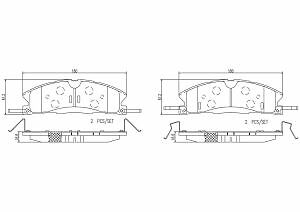Pastillas de freno de cerámica Frt Prem Brembo P24178N - Imagen 3 de 10