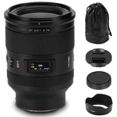 Viltrox AF 35mm F1.2 LAB FE Full Frame Auto Focus Lens for Sony E-mount Cameras