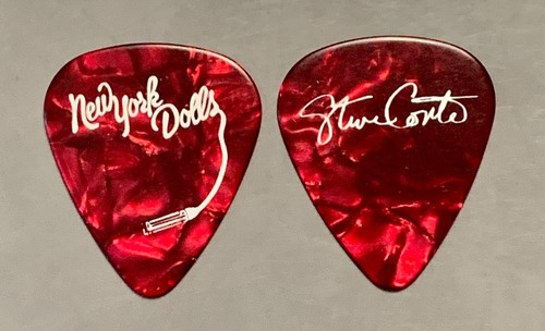 NEW YORK DOLLS - STEVE CONTE - CAUSE I SEZ SO TOUR GUITAR PICK - MICHAEL MONROE