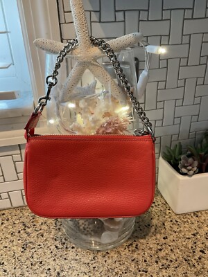 Coach Nolita Small Wristlet 15 Wallet Clutch Leather 53193 Red