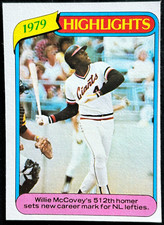 1980 Topps #2 1979 Highlights WILLIE McCOVEY (HOF) San Francisco Giants  EX+