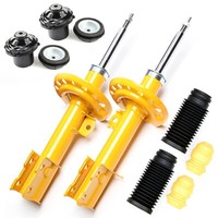 TA 2X Sport-StoßDÄMpfer GAS Vorne VA + Domlager Staubschutz Combo Corsa C Tigra
