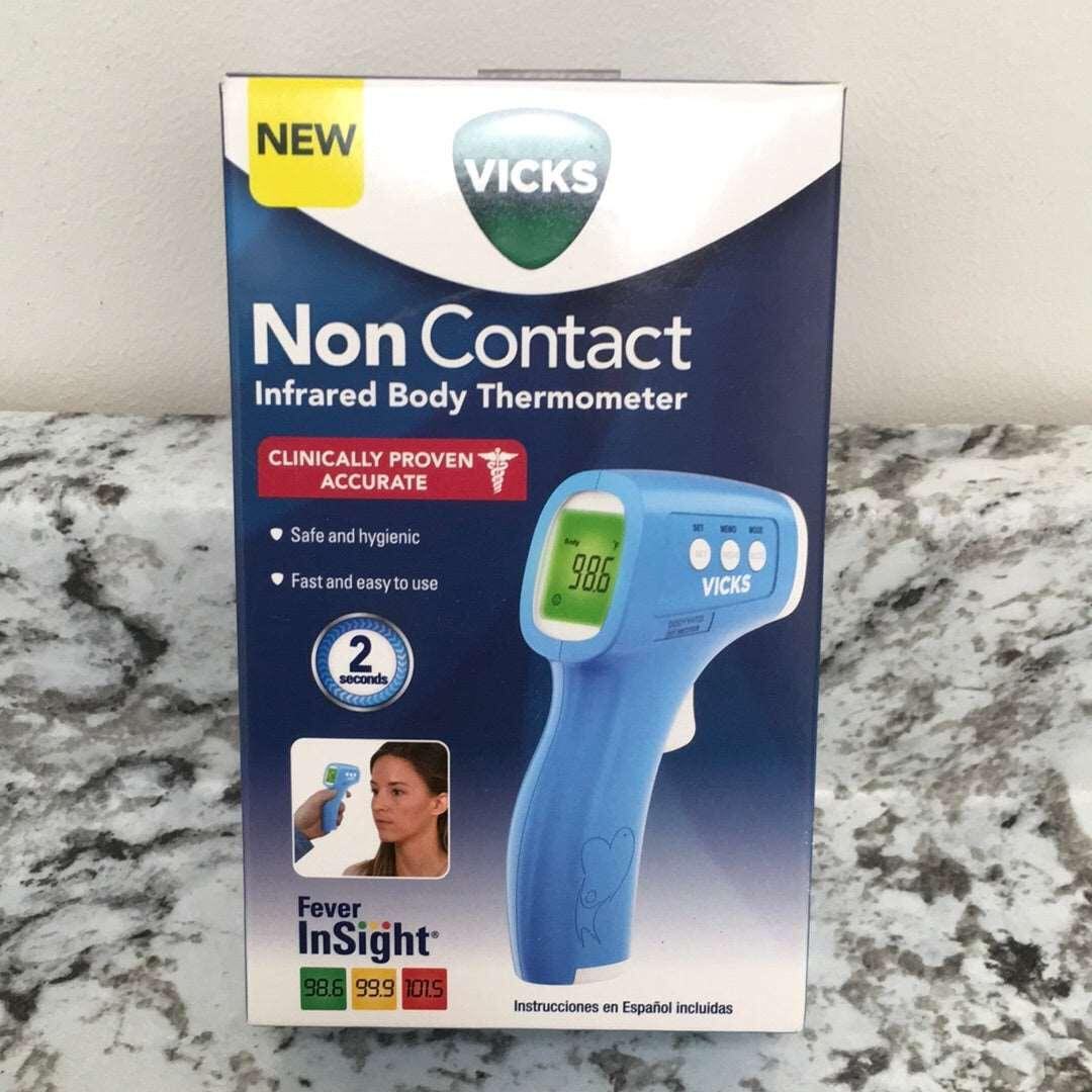 Vicks Non Contact Infrared Body Thermometer 328785006353 eBay