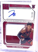 2019 KZ OKPALA 70/99 AUTO RC #100 RPA NATIONAL TREASURES ROOKIE STANFORD RAPTORS