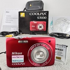 Nikon COOLPIX S3100 14.0MP 5x Optical Zoom Di...