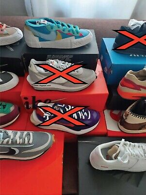 Jordan Nike Sacai Dunk Supreme Clot Kaws DS Sneaker Lot Size Jordan Nike Sacai Dunk Supreme Clot Kaws DS Sneaker Lot Size