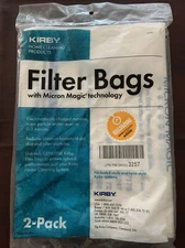 2- 2PK Kirby Micron Magic Vacuum Filter Bags  Fits both F-style and Twist-Style