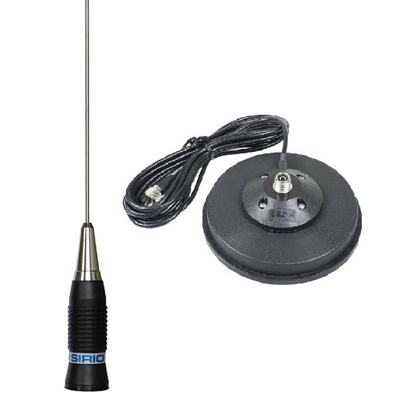 Cb Antenna Aerial Adapter Dv Base N 3.6m Cabel Pl 259 Connector Sirio