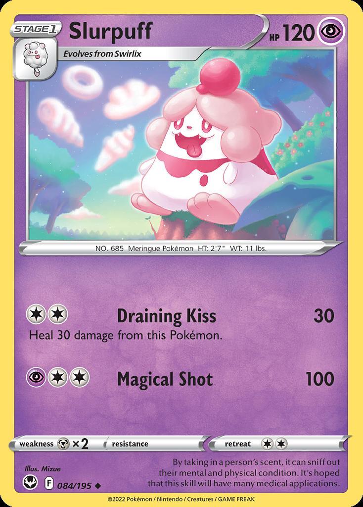 Pokemon Slurpuff (84/215) Silver Tempest NM