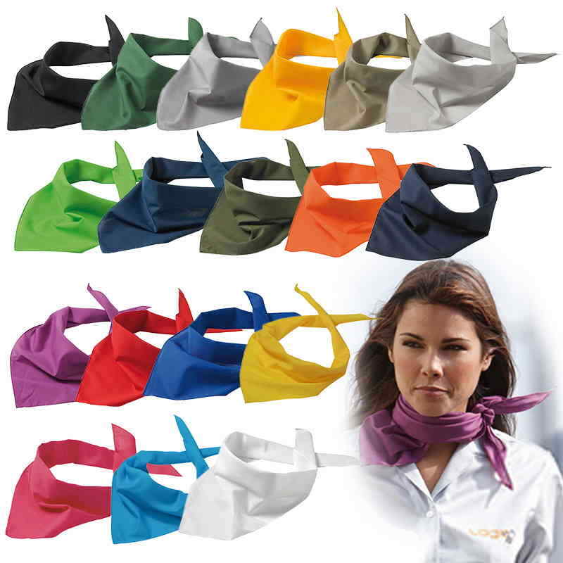Multifunktionelles Dreiecktuch / Halstuch - 18 Farben - Top Qualität