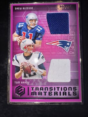 Tom Brady Bledsoe Transitions Materials 2018 Elements Rare 1/75 Rare Brady!