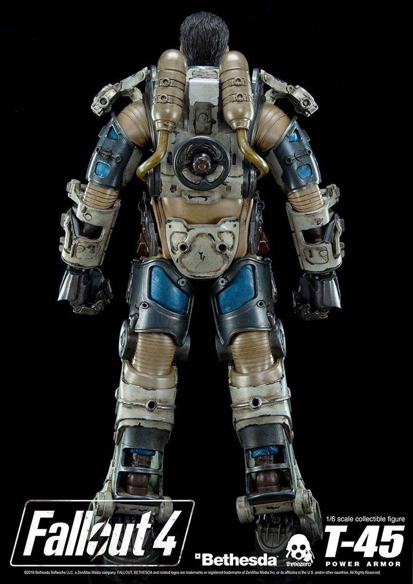 threezero Fallout T-45 パワーアーマー ThreeZero 3A 1/6 Scale Fallout Power Armor T-45 - Original Color