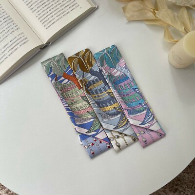 Quality 18 Momme Twill Silk Scarf Ribbon Aztec Bag Neck Tie Headband 88 * 5 cm