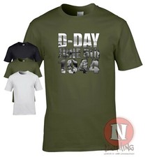D-Day T-shirt World War 2 allies WWII WW2 reenactor operation Overlord June 1944