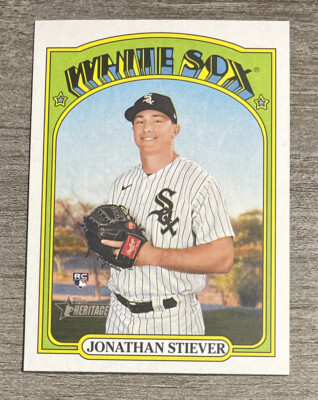Jonathan Stiever RC 2021 Topps Heritage High Number White Sox #536   *F171*