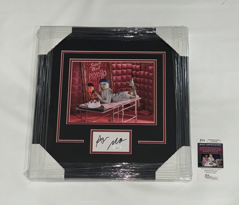 AVA MAX SIGNED FRAMED 17X18 DISPLAY WITH 8X10 AUTOGRAPHED JSA COA
